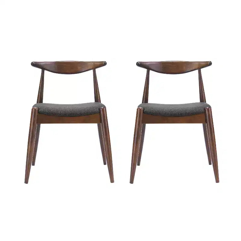 Set da pranzo minimalista in legno per 4 persone, set da 5 pezzi con tavolo rettangolare per piccoli spazi e 4 sedie imbottite per cucina