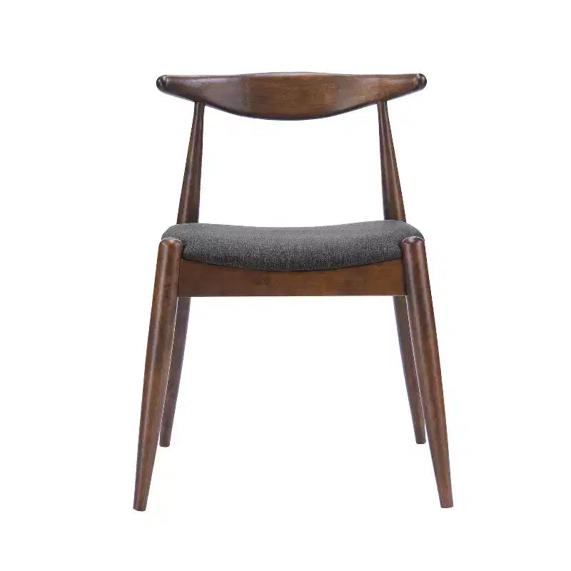 Set da pranzo minimalista in legno per 4 persone, set da 5 pezzi con tavolo rettangolare per piccoli spazi e 4 sedie imbottite per cucina