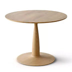 Set Tavolo da Pranzo Rotondo Moderno da 5 Pezzi, Set da Pranzo da Cucina con Base da 39,5 Pollici con 4 Sedie Imbottite in Bouclé per Cucina e Sala da Pranzo-Panipeachy