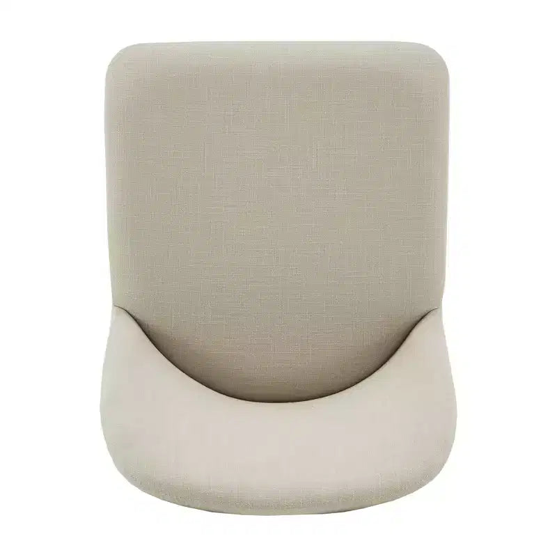 Tavolo da pranzo rotondo Jolana 45 con piano in rovere e finitura nera e set di sedie da pranzo rivestite in lino - iNSPIRE Q