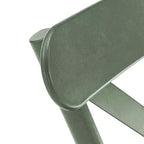 Set tavolo da pranzo rotondo Jolana da 45" con piano in quercia e finitura nera e sedie in metallo con schienale a X - iNSPIRE Q