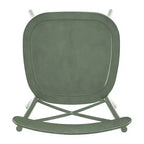Set tavolo da pranzo rotondo Jolana da 45" con piano in quercia e finitura nera e sedie in metallo con schienale a X - iNSPIRE Q