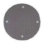 ModernLuxe Set da 3 pezzi per conversazione da esterno, Set da conversazione in vimini per patio, sedie in rattan PE con cuscini e tavolo in vetro temperato