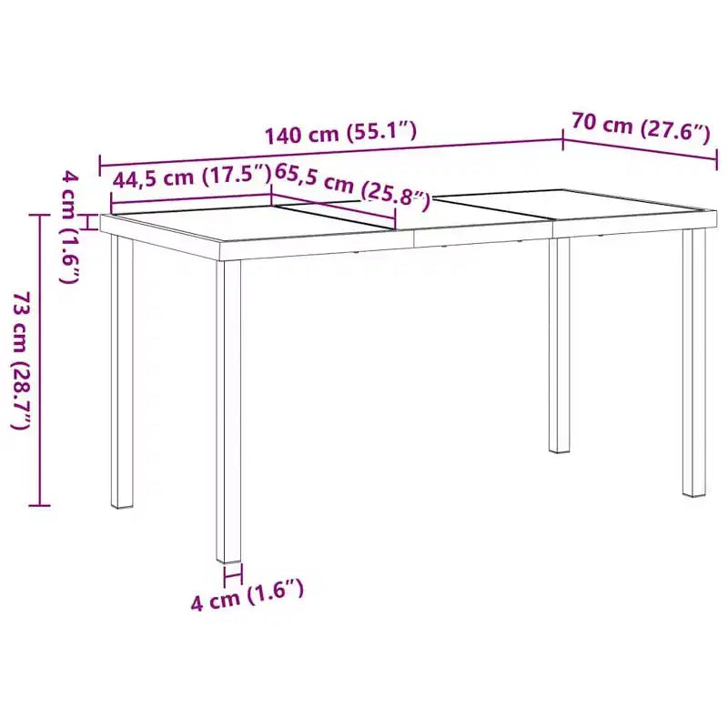 vidaXL Set tavolo e sedie con cuscini 5 pz in rattan PE grigio