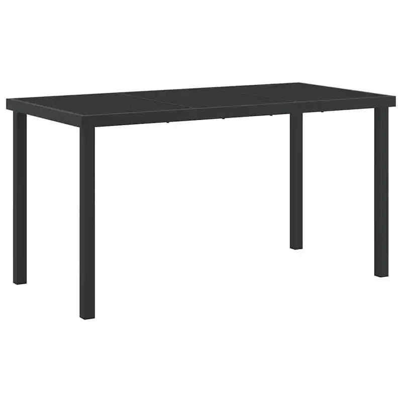 vidaXL Set tavolo e sedie con cuscini 5 pz in rattan PE grigio