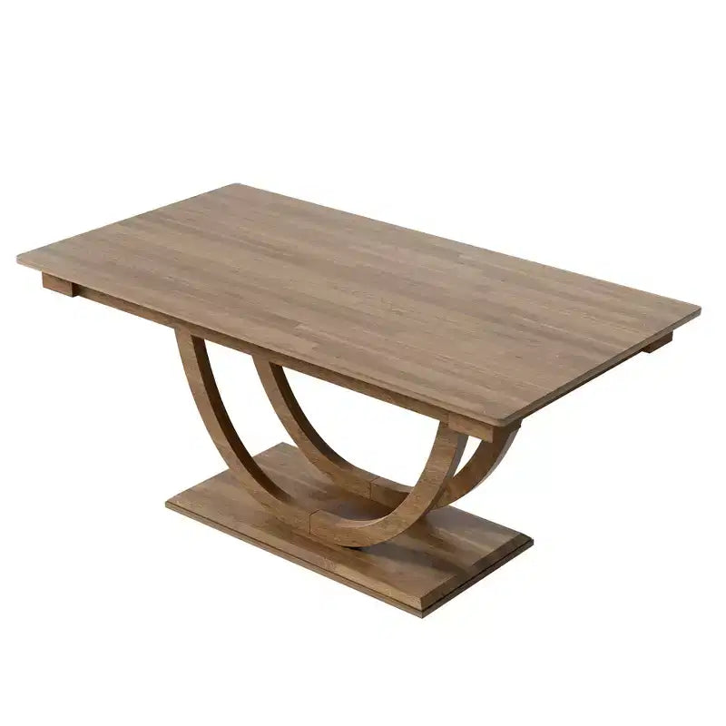 Set da pranzo da 6 pezzi, tavolo da pranzo per 6 persone, set da cucina per famiglie con sedie da pranzo imbottite ergonomiche e panca - ModernLuxe