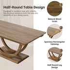 Set da pranzo da 6 pezzi, tavolo da pranzo per 6 persone, set da cucina per famiglie con sedie da pranzo imbottite ergonomiche e panca - ModernLuxe