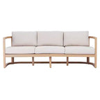 Set da giardino Christopher Knight Home Susan 4 pezzi in legno di acacia stile rustico con sedute in rattan e tavolo a doghe