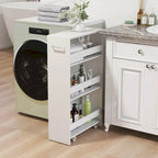 Carrello Portaoggetti a 4 Ripiani con Ruote – Organizer Sottile per Cucina