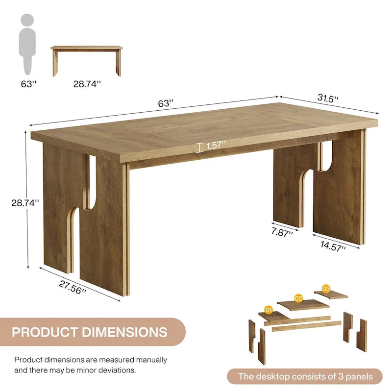 Scrivania rettangolare da ufficio da 160 cm con ripiano in MDF e gambe in metallo