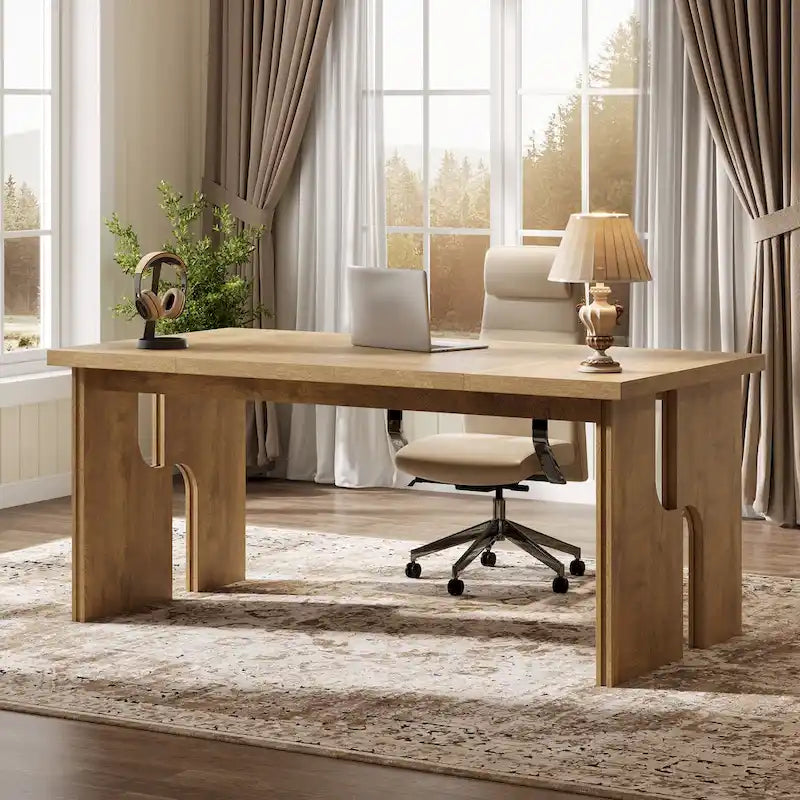 Scrivania rettangolare da ufficio da 160 cm con ripiano in MDF e gambe in metallo