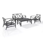 Set da salotto da esterno Kaplan, 4 pezzi - Crosley