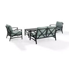 Set da salotto da esterno Kaplan, 4 pezzi - Crosley