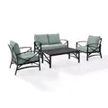 Set da salotto da esterno Kaplan, 4 pezzi - Crosley