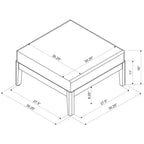 Set da giardino Summerlyn da 4 pezzi - Linon