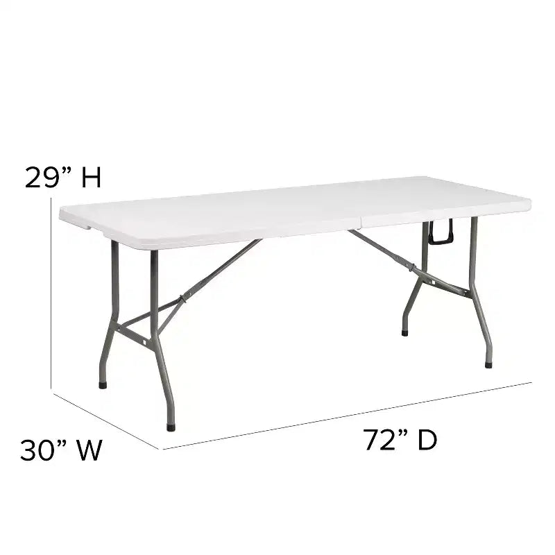 Set tenda pieghevole portatile per eventi/tailgate Flash Furniture - gazebo pop-up con ruote 3x3 m, tavolo pieghevole da 1,8 m, 4 sedie pieghevoli
