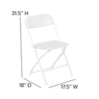 Set da tenda portatile Flash Furniture per portellone/eventi - Tenda a baldacchino a comparsa 10'x10', tavolo pieghevole a due ante da 6 piedi, set di 4 sedie pieghevoli