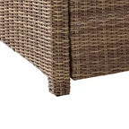 Set da 4 pezzi con braciere da esterno in acciaio Bradenton - Crosley