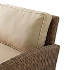 Set da 4 pezzi con braciere da esterno in acciaio Bradenton - Crosley