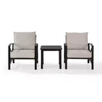 Set da esterno 3 pezzi Crosley Kaplan con 2 sedie e tavolino