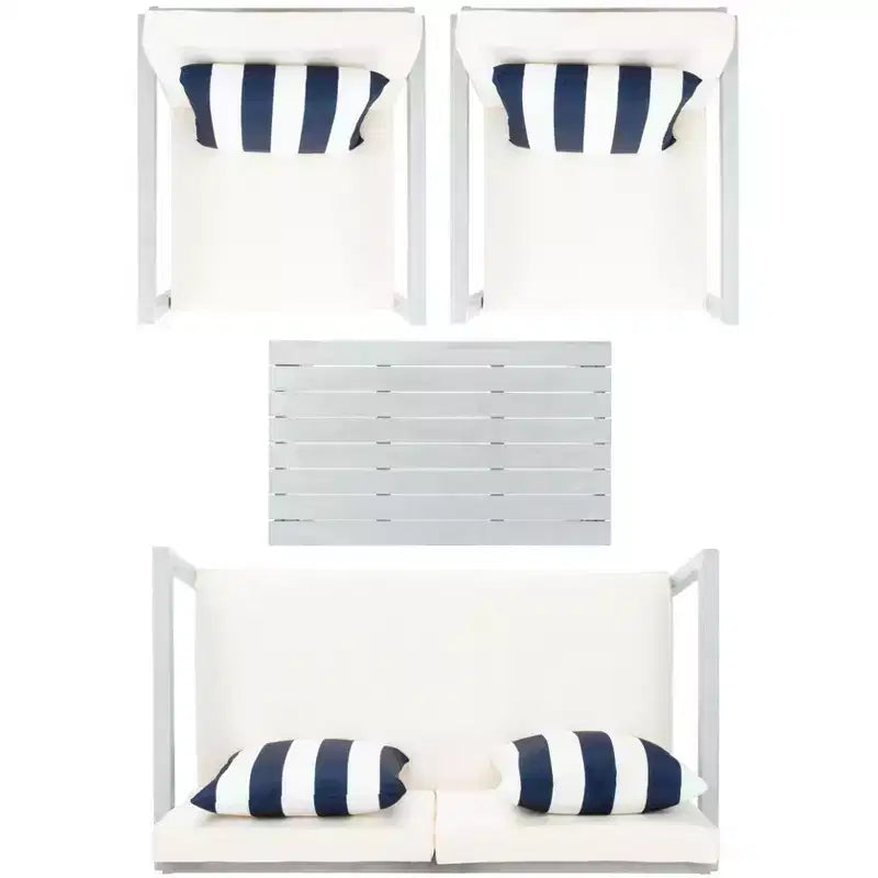 Set da patio Montez da 4 pezzi - Interno/Esterno - PAT7030 - Safavieh