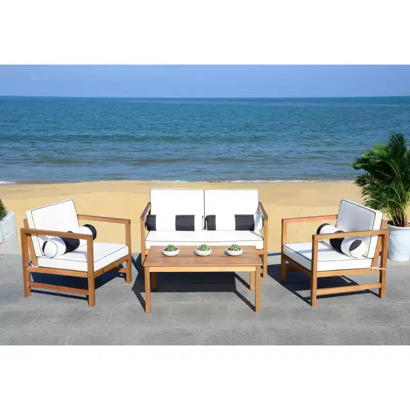 Set da patio Montez da 4 pezzi - Interno/Esterno - PAT7030 - Safavieh