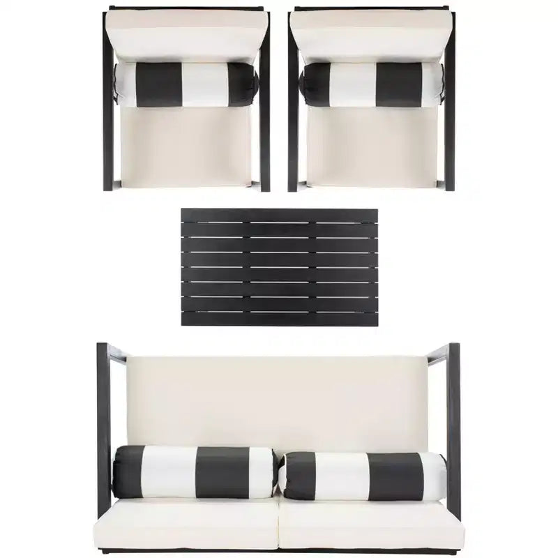 Set da patio Montez da 4 pezzi - Interno/Esterno - PAT7030 - Safavieh