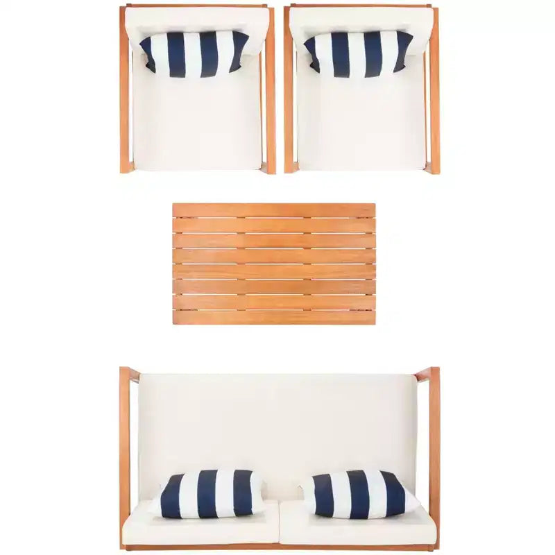 Set da patio Montez da 4 pezzi - Interno/Esterno - PAT7030 - Safavieh