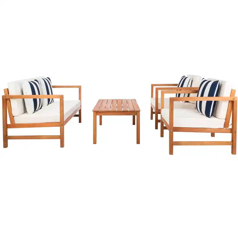 Set da patio Montez da 4 pezzi - Interno/Esterno - PAT7030 - Safavieh