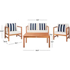 Set da patio Montez da 4 pezzi - Interno/Esterno - PAT7030 - Safavieh
