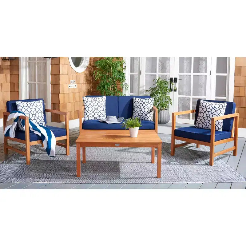Set da patio Montez da 4 pezzi - Interno/Esterno - PAT7030 - Safavieh