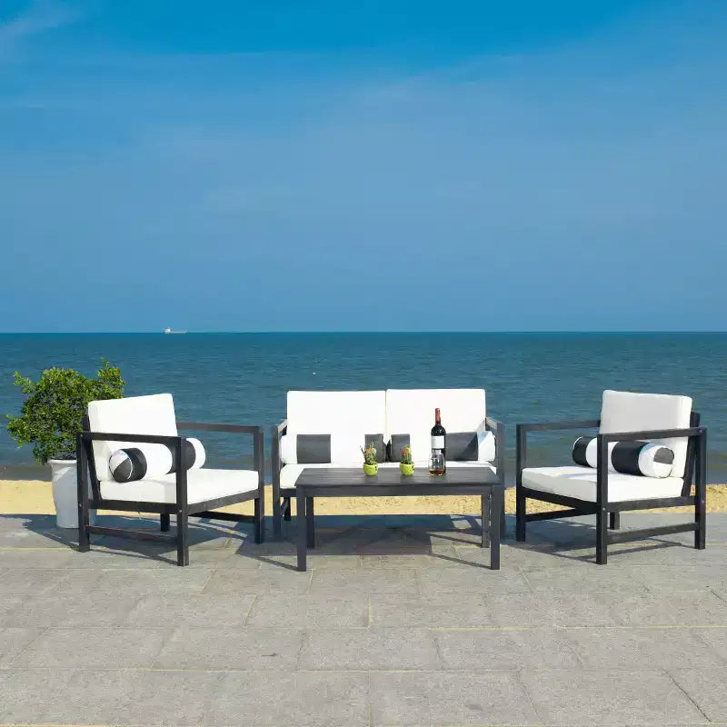 Set da patio Montez da 4 pezzi - Interno/Esterno - PAT7030 - Safavieh