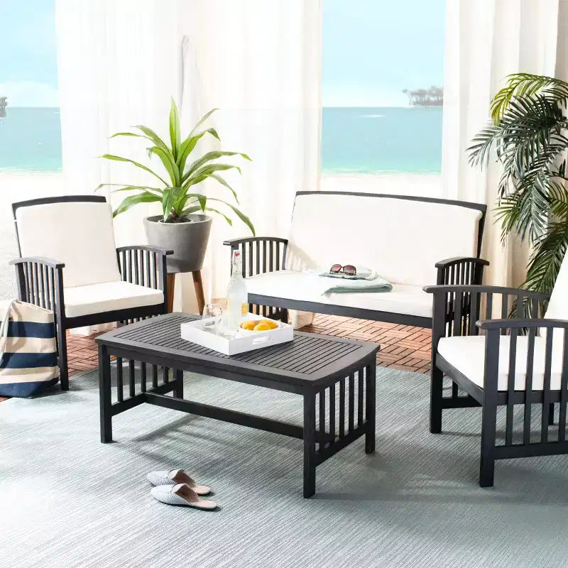 Set da patio Rocklin 4 pezzi - Interno/Esterno - PAT7007 - Safavieh