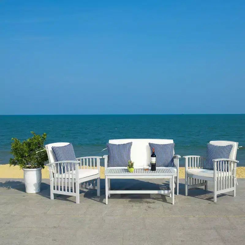 Set da patio Rocklin 4 pezzi - Interno/Esterno - PAT7007 - Safavieh