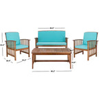 Set da patio Rocklin 4 pezzi - Interno/Esterno - PAT7007 - Safavieh