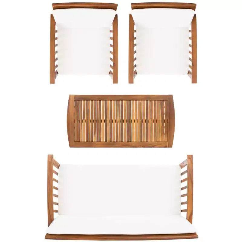 Set da patio Rocklin 4 pezzi - Interno/Esterno - PAT7007 - Safavieh