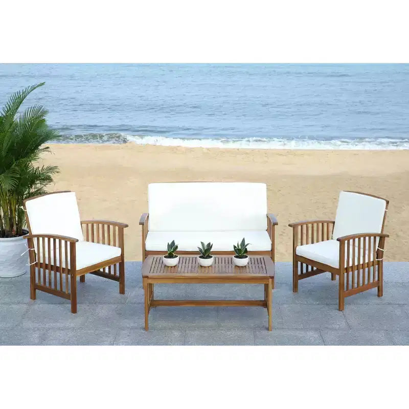 Set da patio Rocklin 4 pezzi - Interno/Esterno - PAT7007 - Safavieh