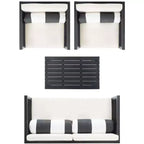 Set da patio Alda 4 pezzi - Per interni/esterni - PAT7033 - Safavieh