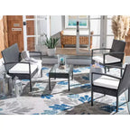 Set da Salotto Bassey 4 Pezzi - Interno/Esterno - PAT7507 - Safavieh
