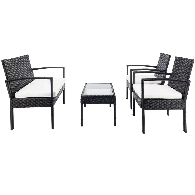 Set da Salotto Bassey 4 Pezzi - Interno/Esterno - PAT7507 - Safavieh
