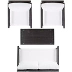 Set soggiorno Garnen 4 pezzi - Interni/Esterni - PAT7714 - Safavieh