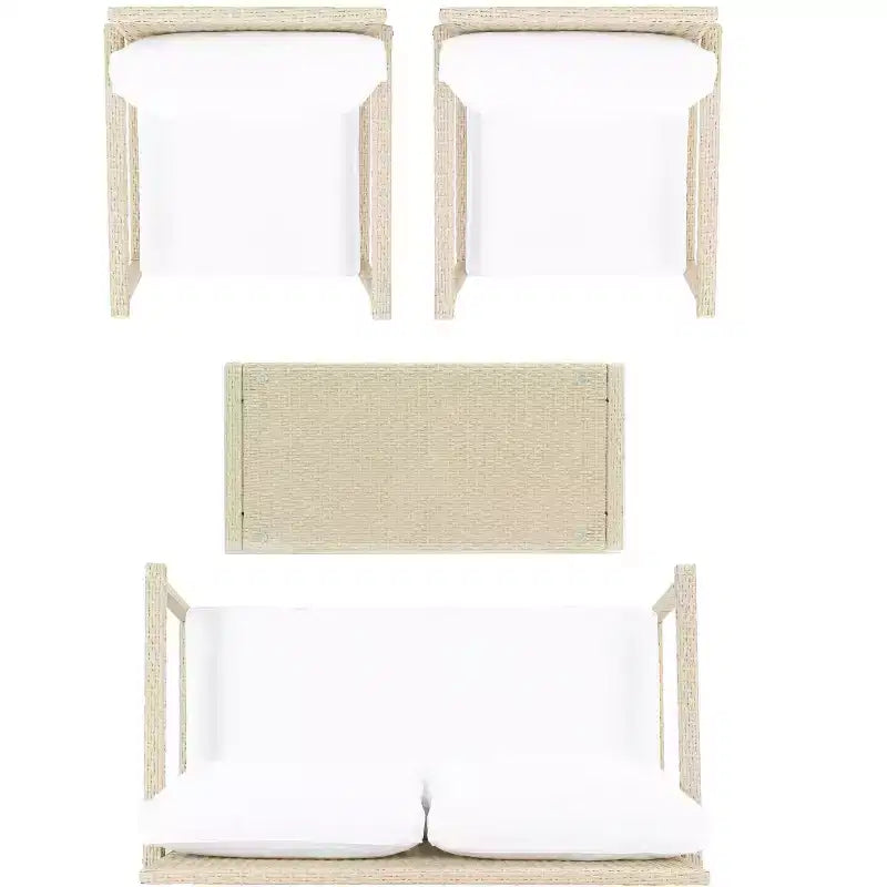 Set soggiorno Garnen 4 pezzi - Interni/Esterni - PAT7714 - Safavieh