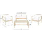 Set soggiorno Garnen 4 pezzi - Interni/Esterni - PAT7714 - Safavieh