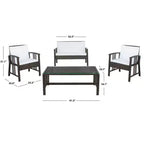 Set da soggiorno a 4 pezzi Reslor - Interno/Esterno - PAT7713 - Safavieh