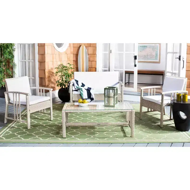Set da soggiorno a 4 pezzi Reslor - Interno/Esterno - PAT7713 - Safavieh