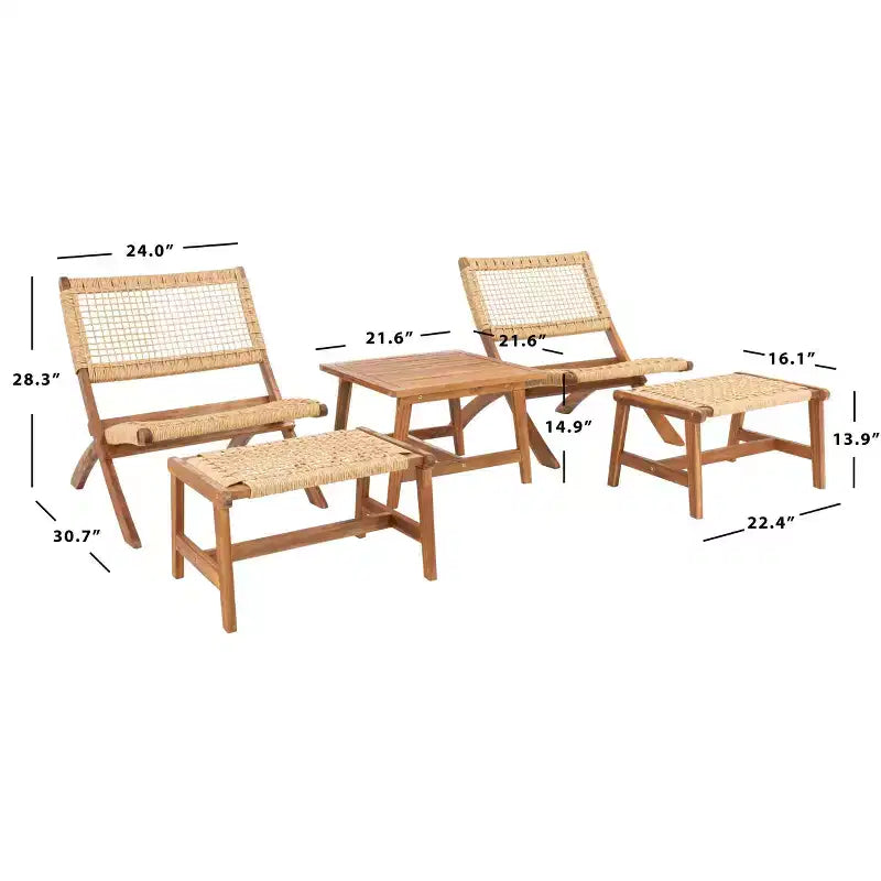 Set da soggiorno Casella - Per interni/esterni - PAT7077 - Safavieh