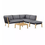 Amazonia 4pc Malibu Outdoor Patio Conversation Set