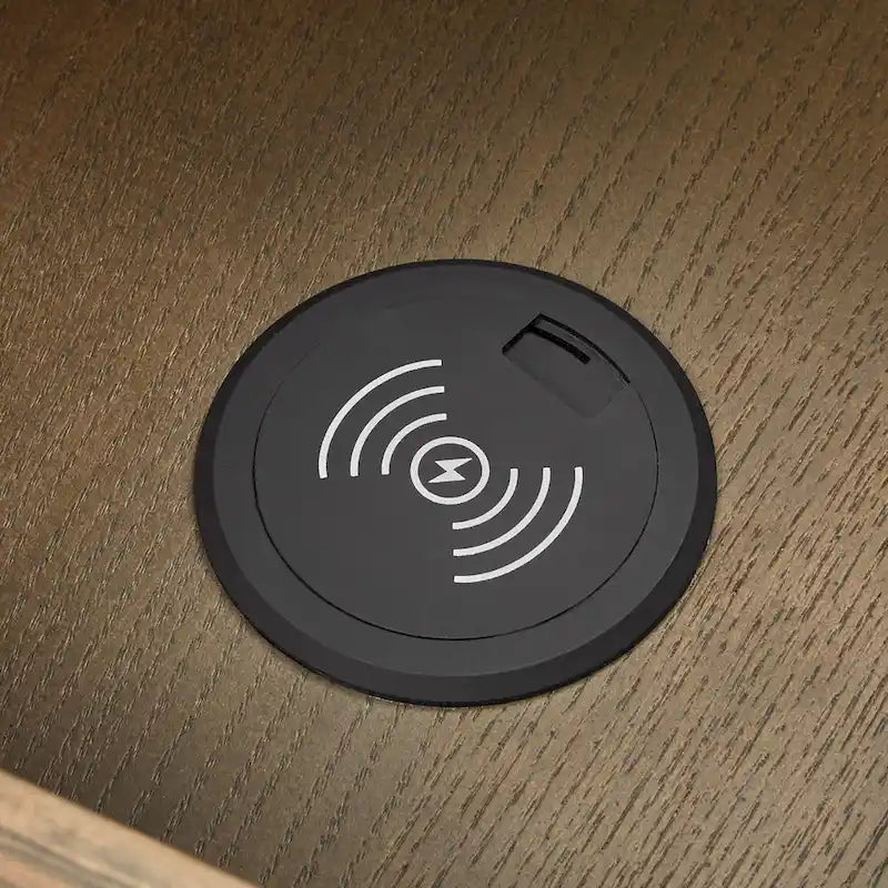 Scrivania ad altezza variabile con porta USB e base di ricarica wireless