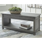 Freedan Rectangular Lift Top Cocktail Table - 44W x 20D x 19H