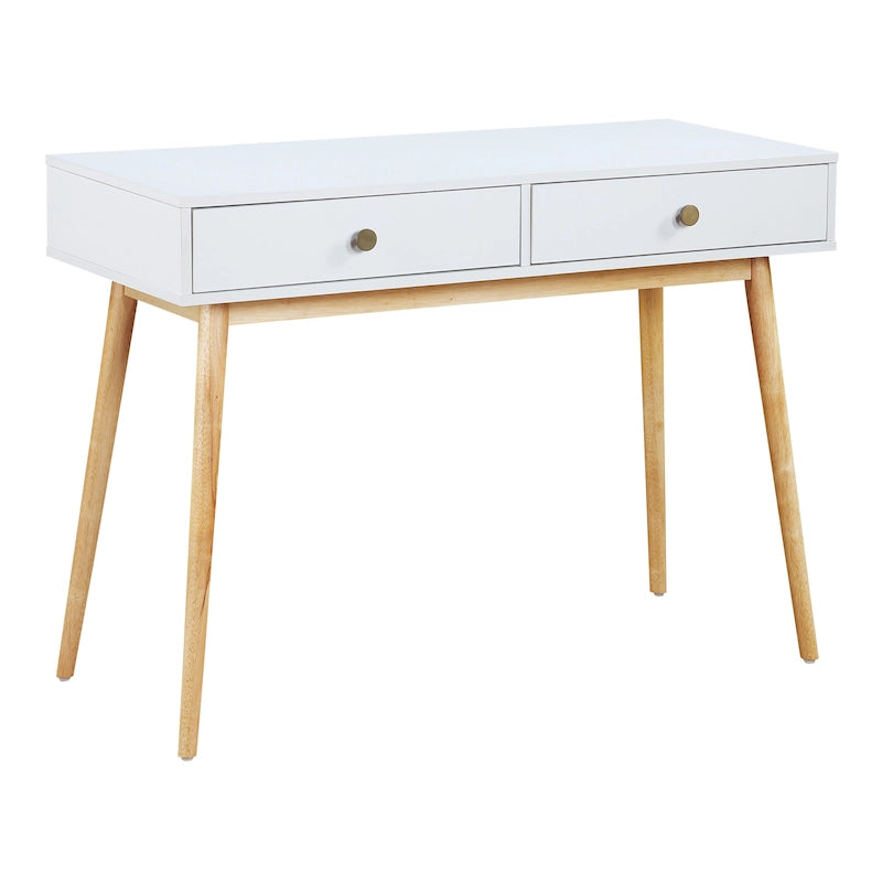 Scrivania Mid-Century con Cassetti